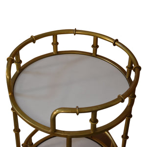 Small Marble Top Tray Table