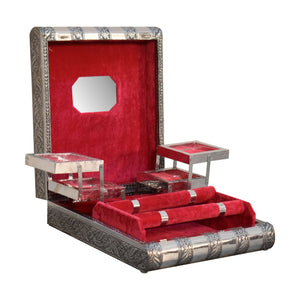 Ruby Red Double Jewellery Box