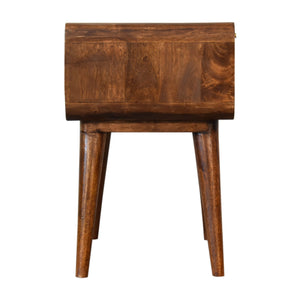 Chestnut Woven Bedside