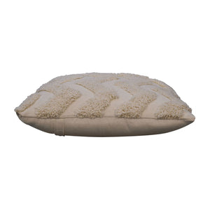 Cream Zig-zag Cushion Set of 2