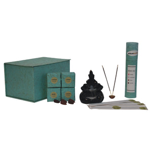 Abstract Back Flow Burner Fountain Set