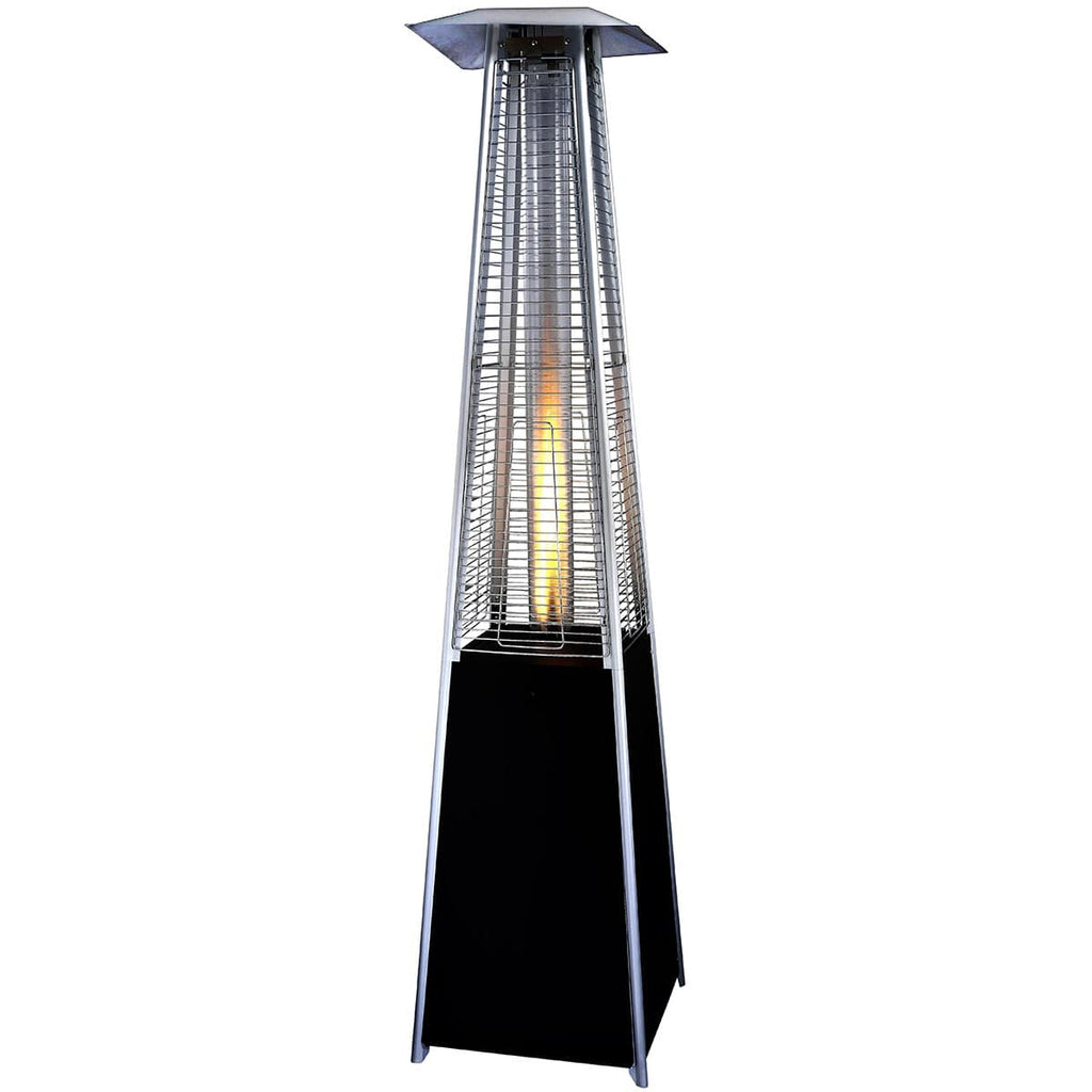 LIFESTYLE TAHITI II BLACK PYRAMID FLAME HEATER