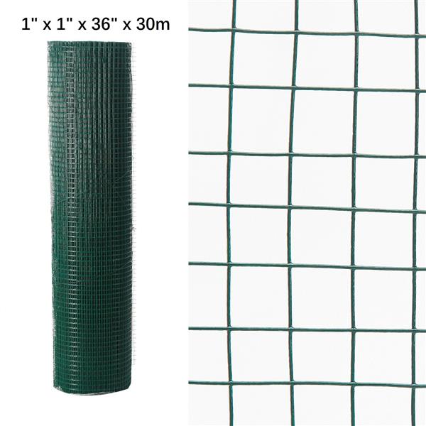 Luxury Garden Party PVC Coated Chicken Wire Mesh 30M Fencing Garden Barrier 36” Width