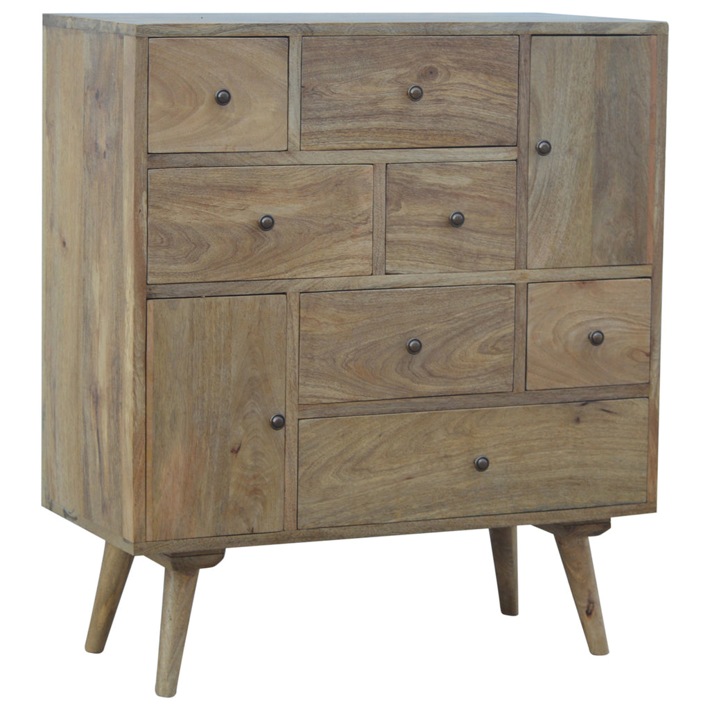 Nordic Style Multi Chest with 9 Drawers