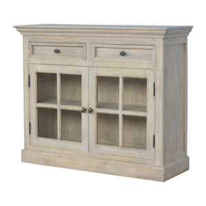 2 Door 2 Drawer Stone Acid Wash Glazed Sideboard