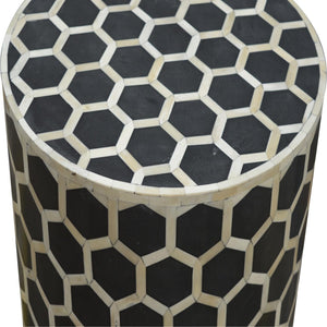 Bone Inlay Occasional Stool