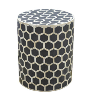 Bone Inlay Occasional Stool