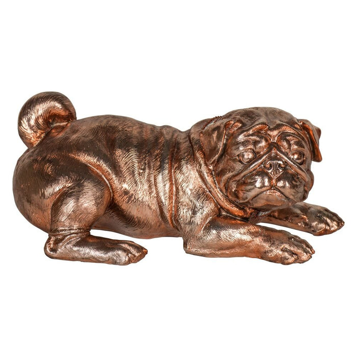 Bronze Finish Pug Figurine Set of 16 units