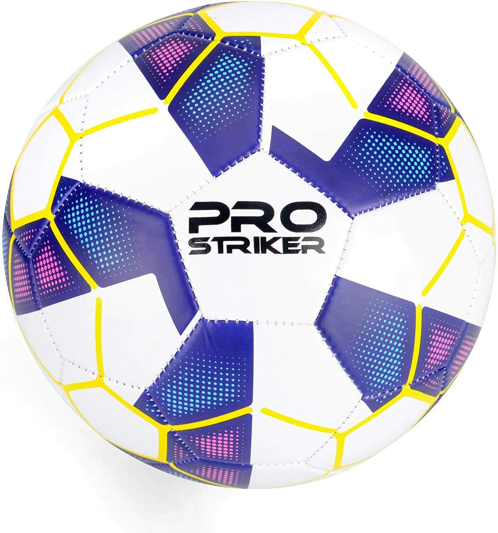 SIZE 5 PRO STRIKER FOOTBALL BLUE