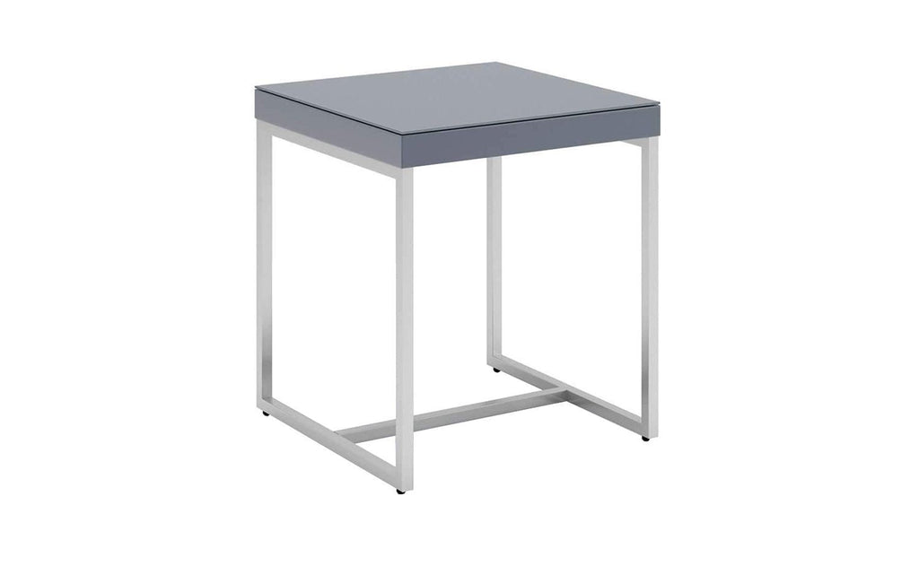 Distinctify Cuba Side Table - Grey Lacquer